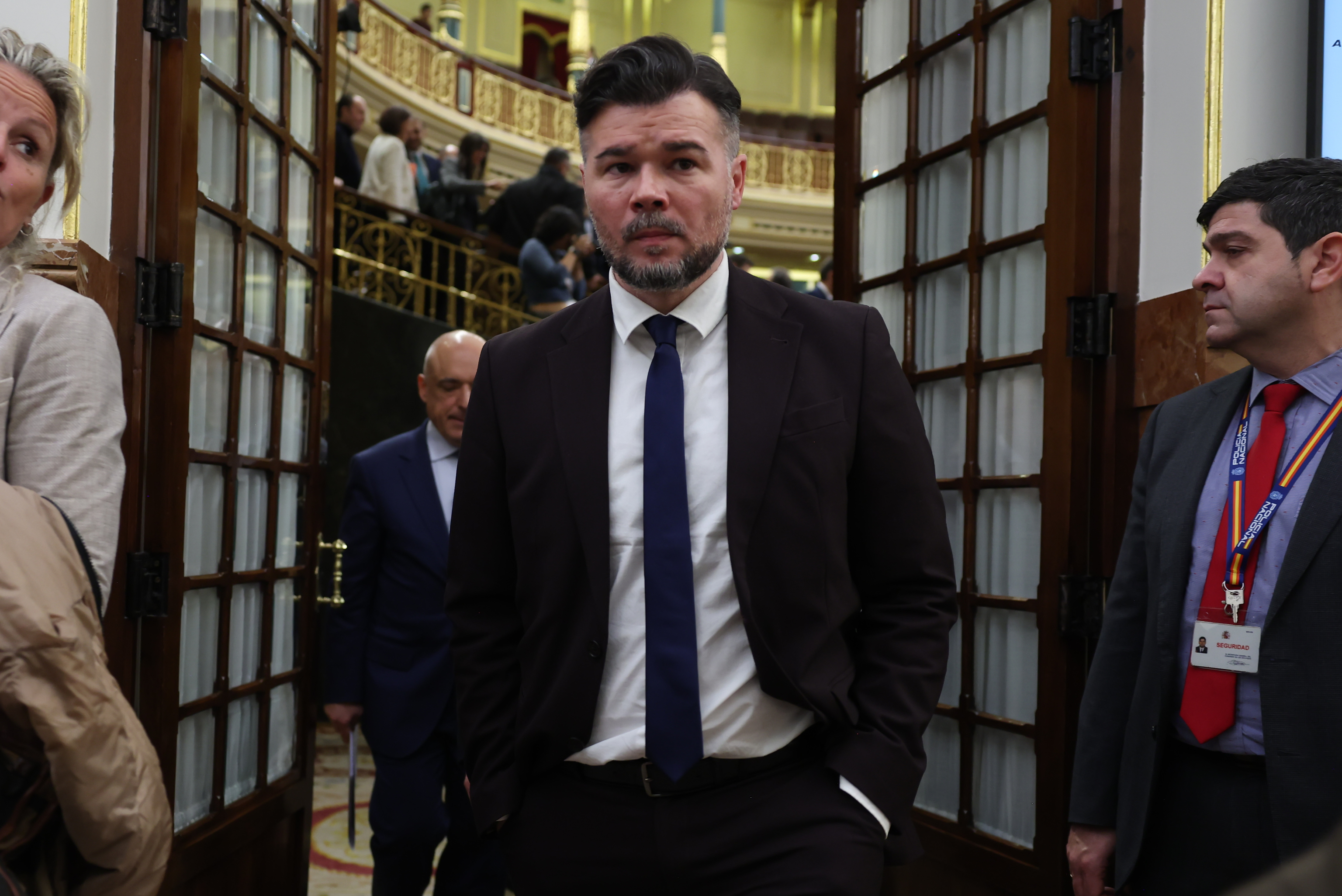 Gabriel Rufián, portavoz de ERC en el Congreso de los Diputados.