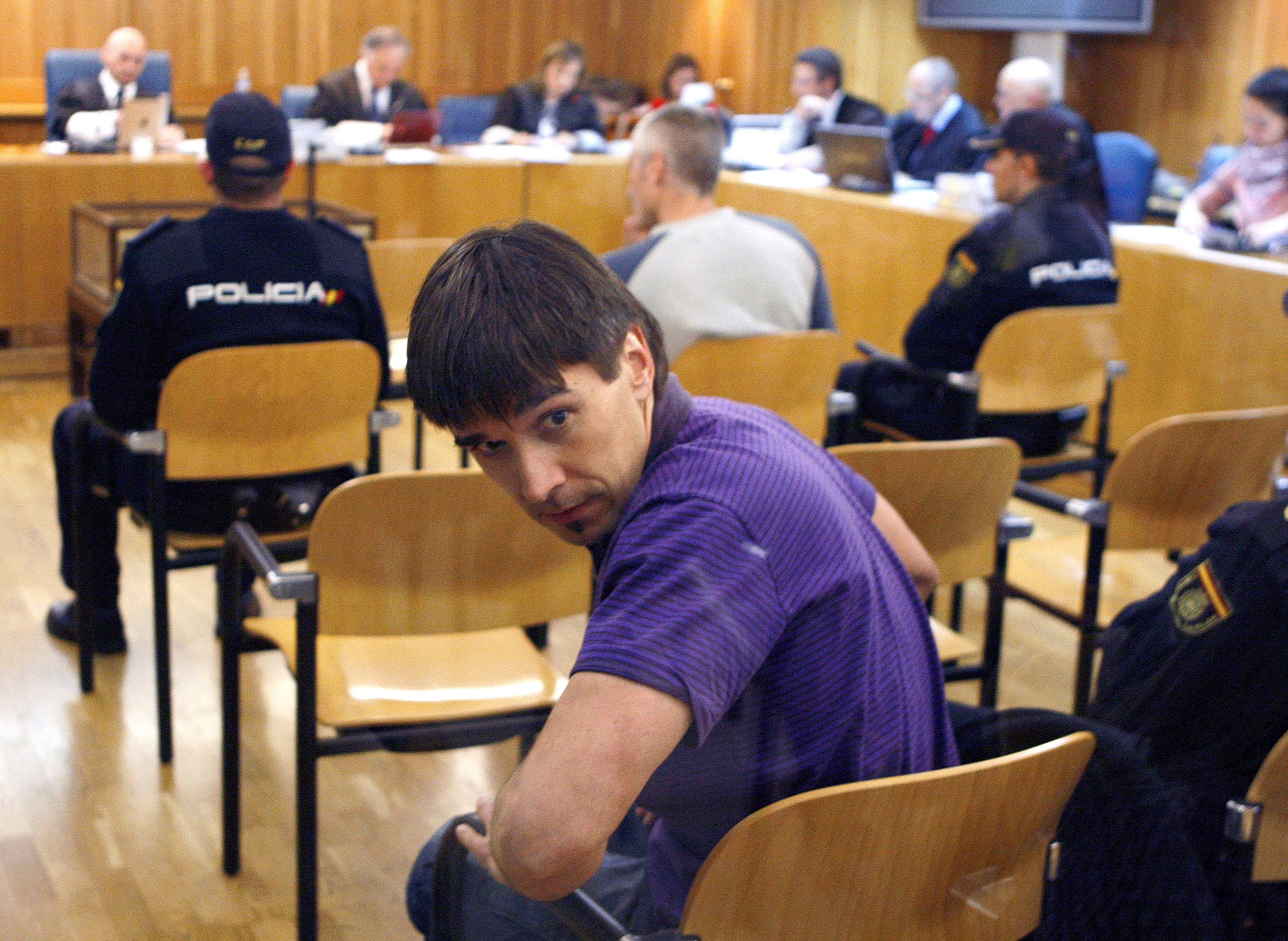 El etarra Arier Arzalluz Goñi, en la Audiencia Nacional.