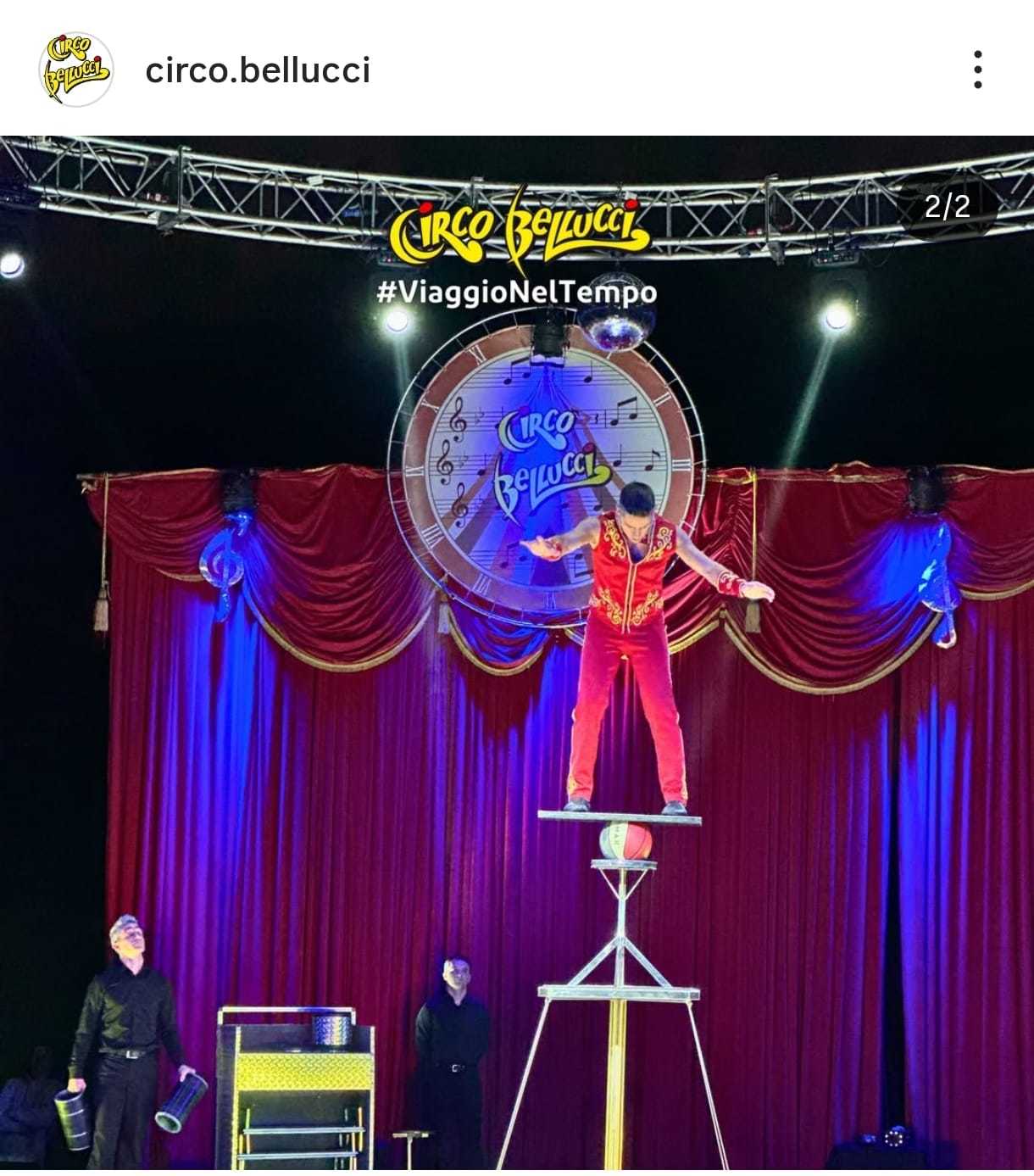 Uno de los espectáculos del Circo Bellucii