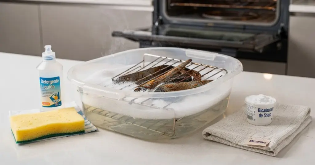 Adiós a la grasa del horno: el truco casero que deja tu cocina reluciente
