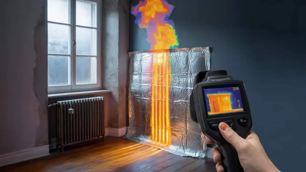 Ahorro por termodinámica: el truco del radiador para no calentar la pared