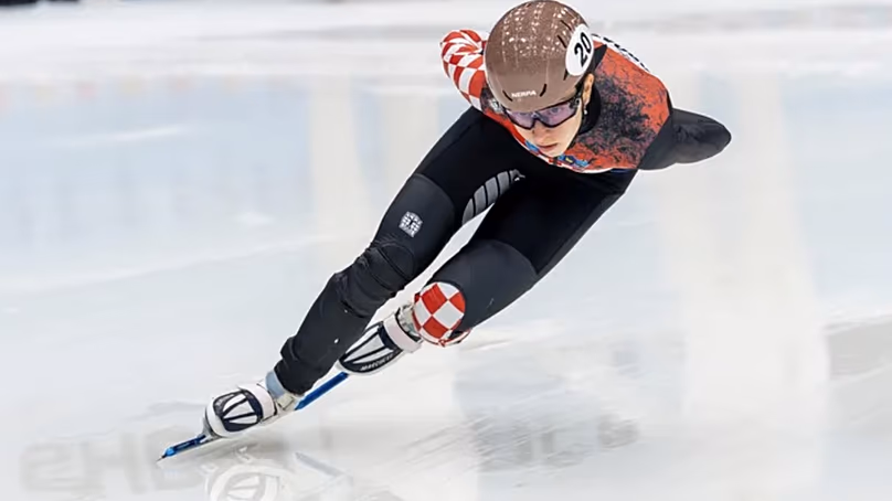 Croatian short track speed skaterValentina Aščić