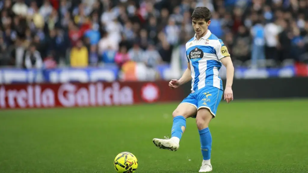 Riki Rodríguez, jugador del Deportivo.
