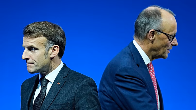 Macron and Merz disagree on whether to reengage with Putin.