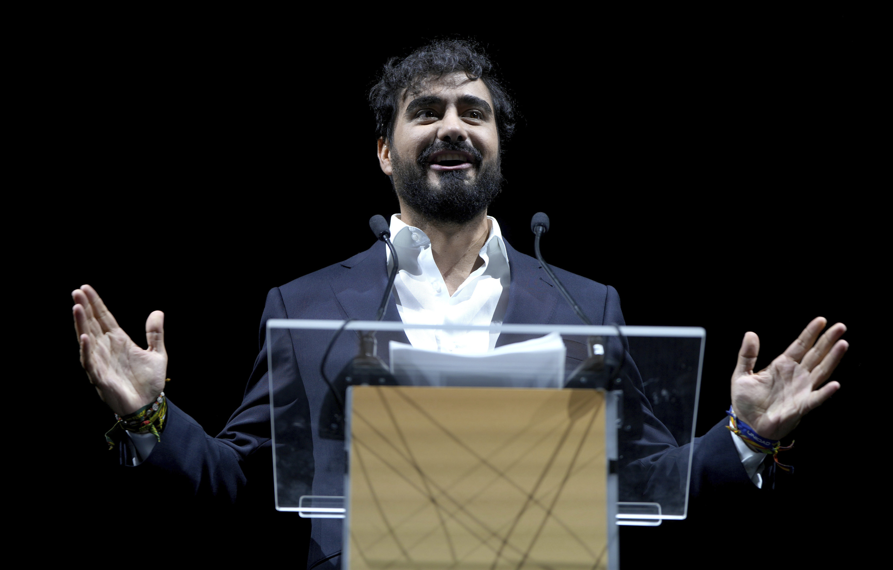 Alvise Pérez, en el acto de presentación de su partido