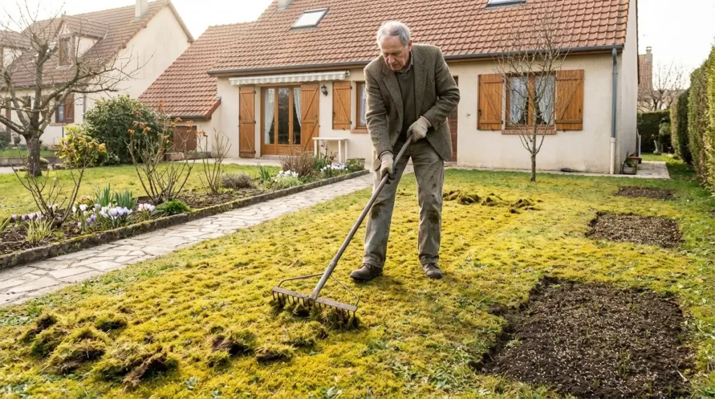 Césped verde con Alan Titchmarsh: escarificación y resiembra antes del 10 de marzo