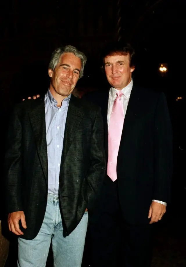 Epstein y Trump