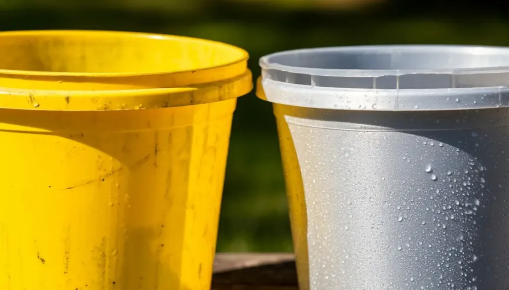Cubos amarillentos: el truco con Bicarbonato de sodio y Vinagre blanco que los deja nuevos