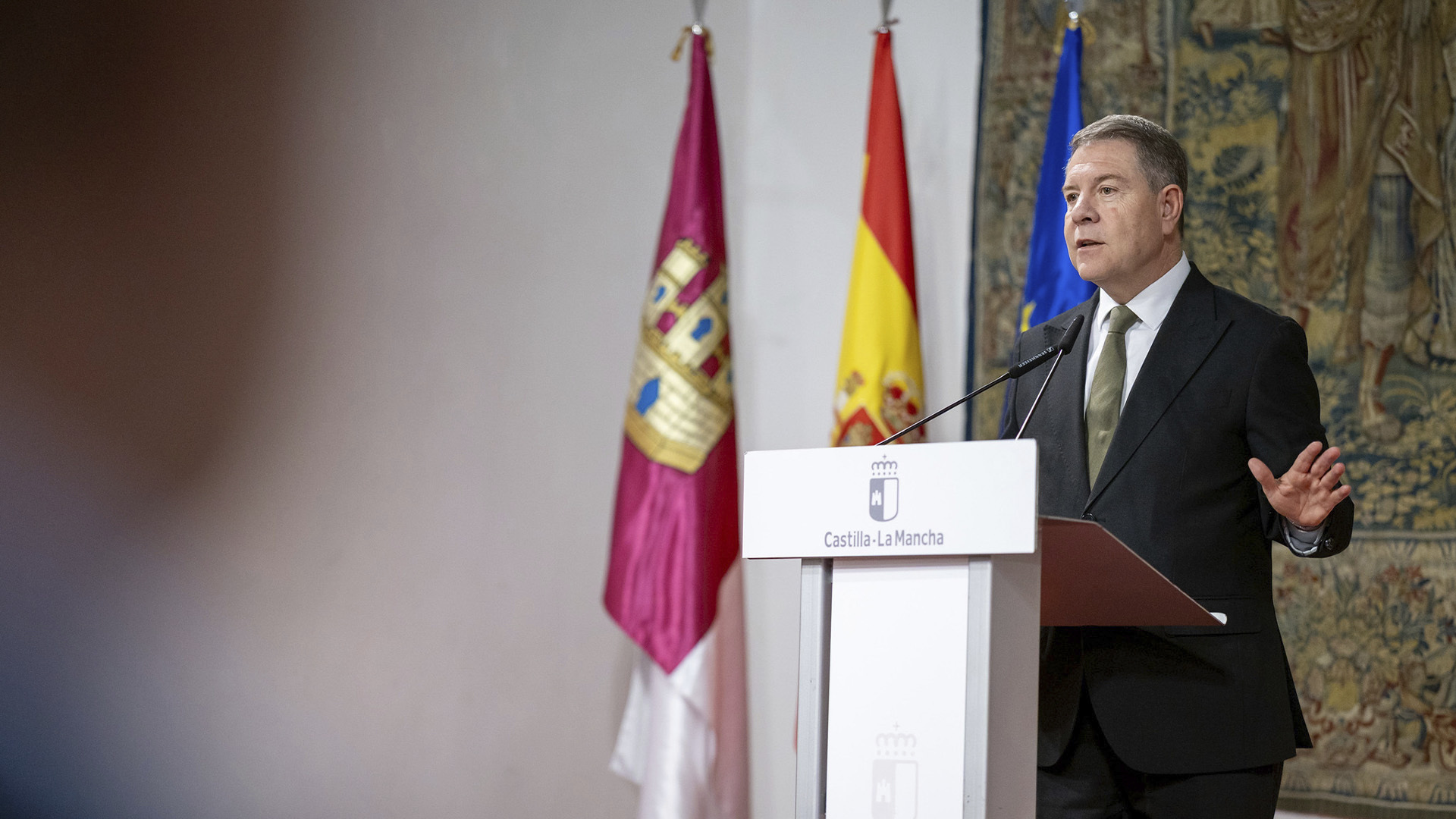 El presidente de la Junta de Comunidades de Castilla-La Mancha, Emiliano García-Page.