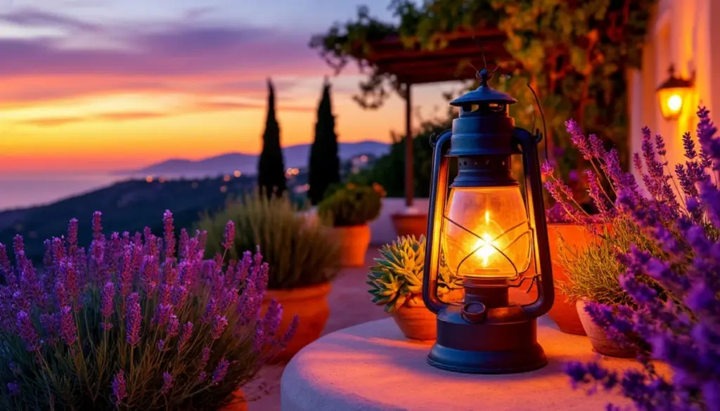Decoración de primavera: usa xerojardinería y sensores LED en tu farol boho chic