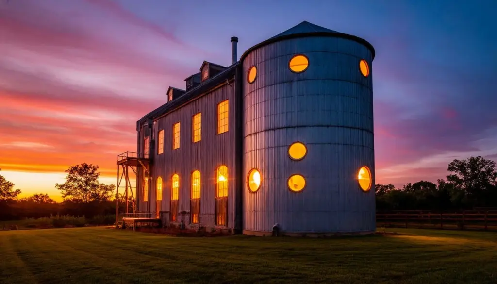 De silo a mansión en Sabin, Minnesota: la reforma que incluye tobogán