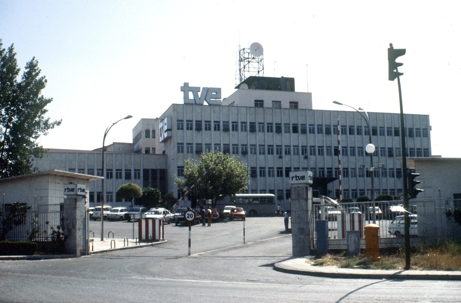 Las instalaciones de TVE en 1981.