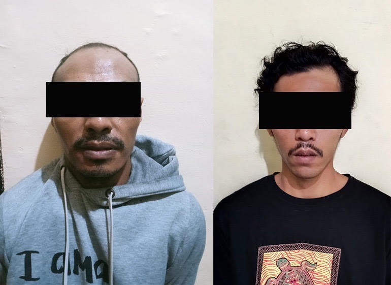 Los dos condenados por el asesinato.