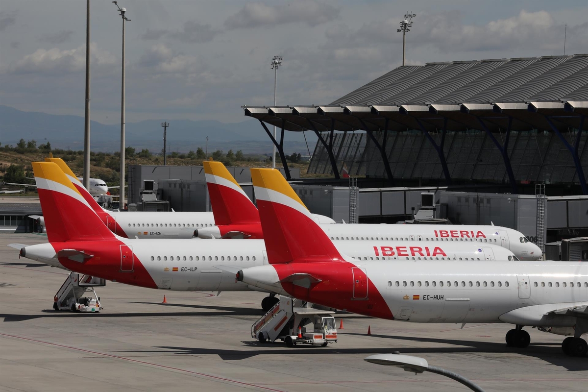 Aviones de Iberia. (Europa Press)