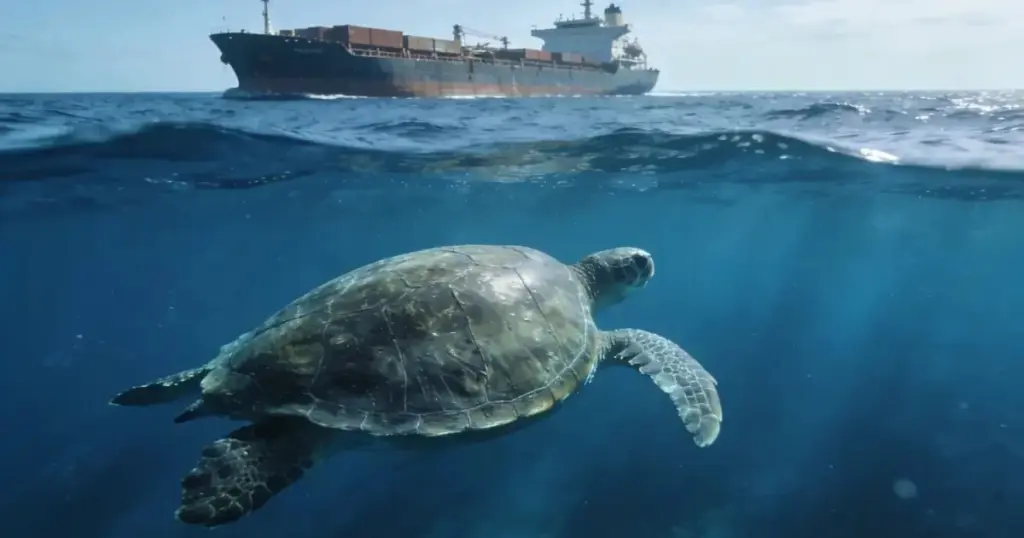 El infierno sonoro que está desorientando a las tortugas marinas en peligro