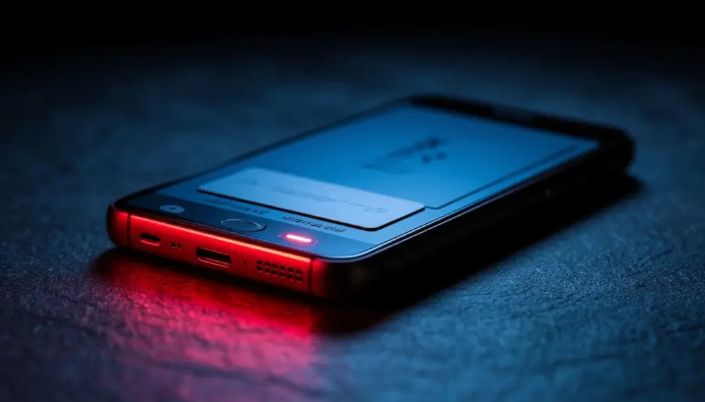 El pequeño LED rojo que avisa si tu móvil puede arder