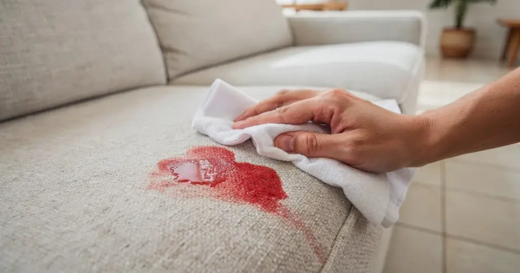 El Truco de Tu Abuela: Cómo Quitar Pintalabios del Sofá con Detergente Neutro