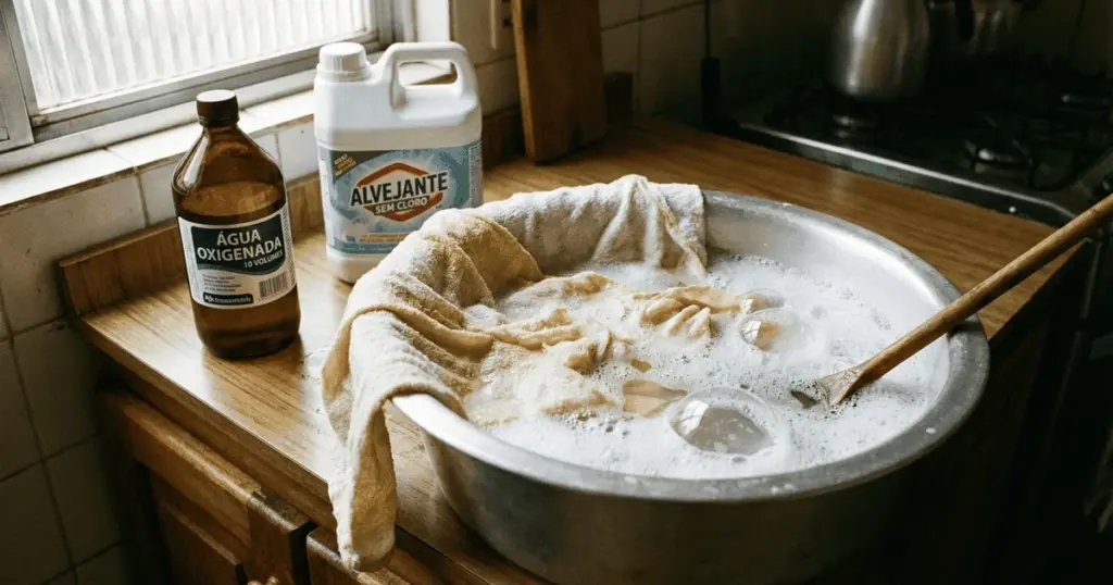 El truco infalible para que tus paños de cocina vuelvan a ser blancos sin frotar