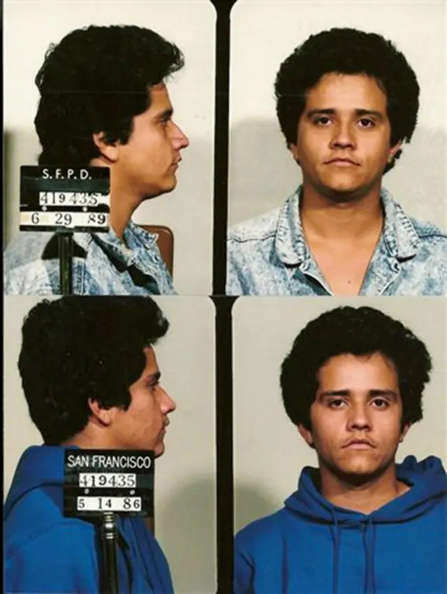 Fotografías de Nemesio Oseguera tras ser fichado por la policía de San Francisco