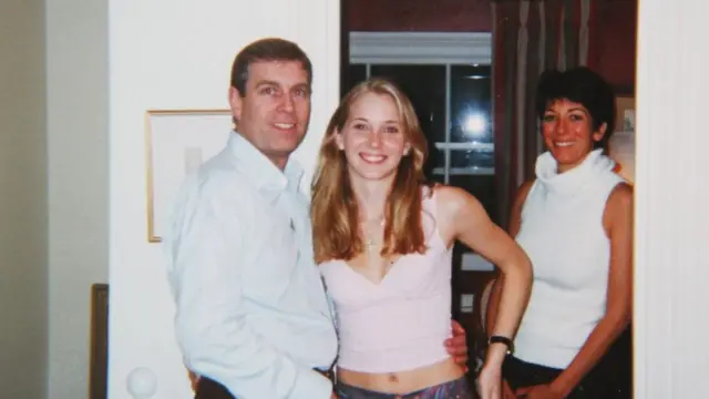 Virginia Giuffre y el príncipe Andrés