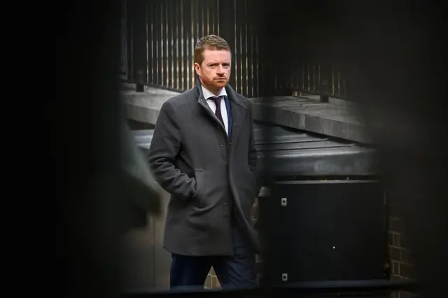 Morgan McSweeney fotografiado a su salida del 10 de Downing Street.