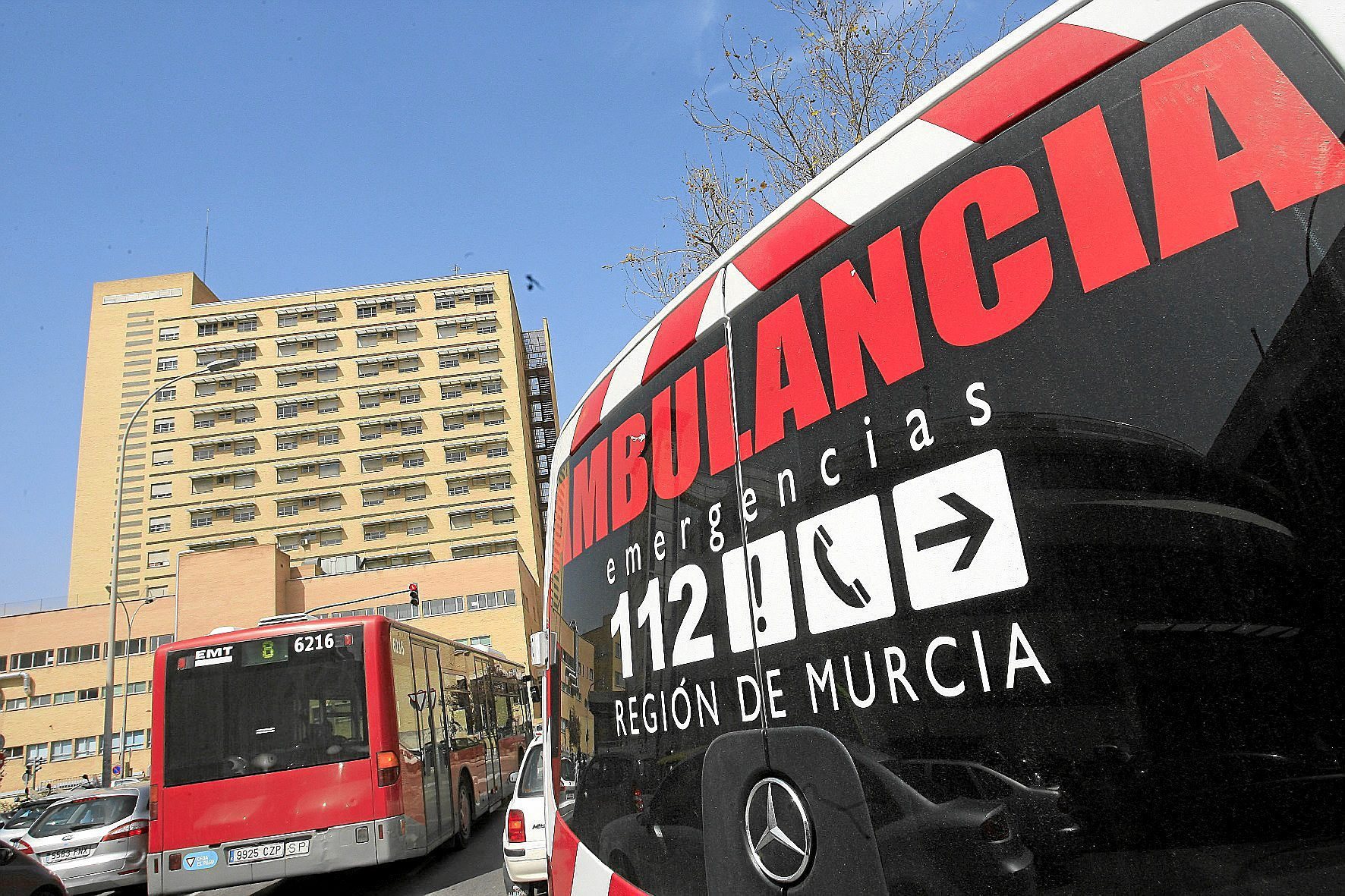 Una ambulancia de Murcia.