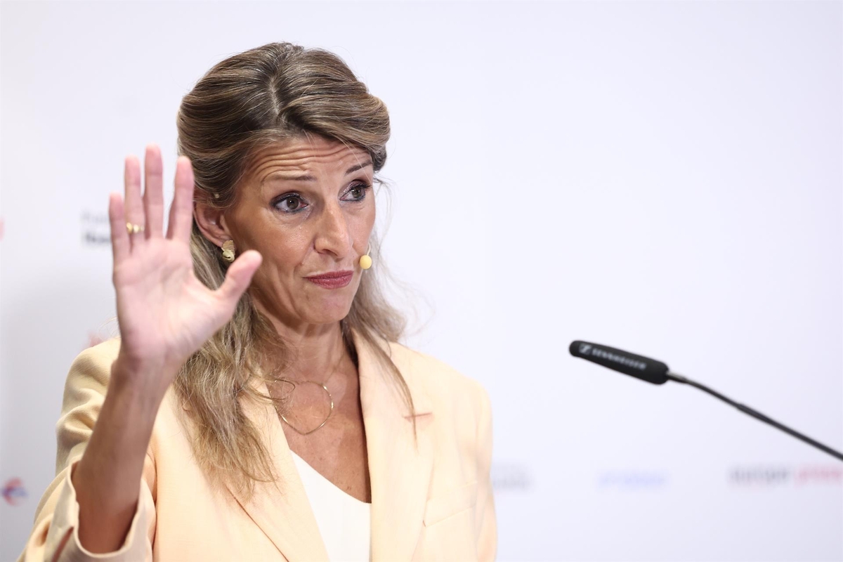 La ministra de Trabajo, Yolanda