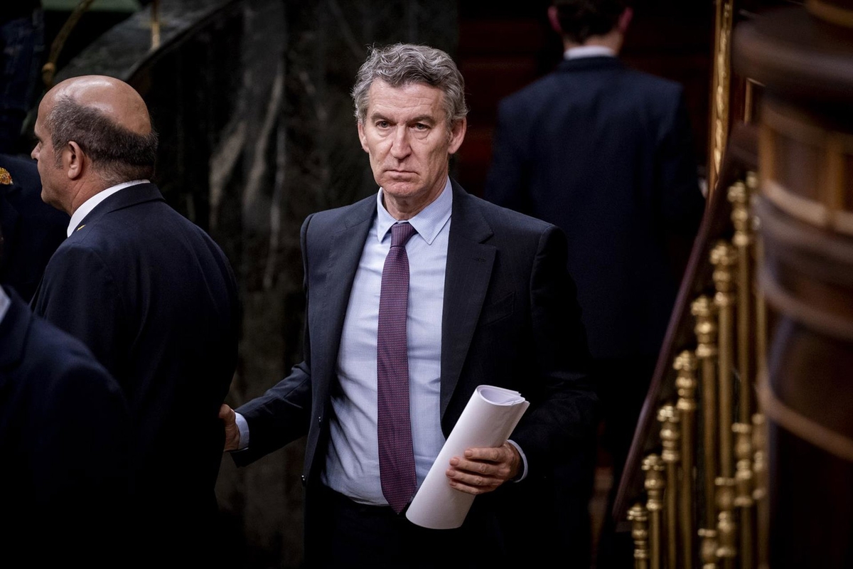 El presidente del PP, Alberto