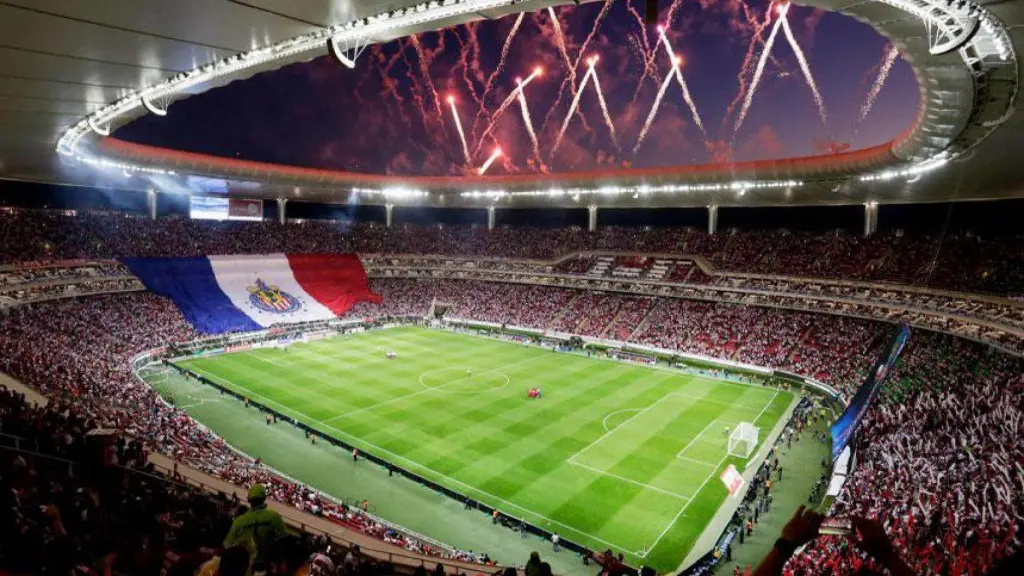 El Estadio Akron de Guadalajara, lugar donde jugará España contra Uruguay.