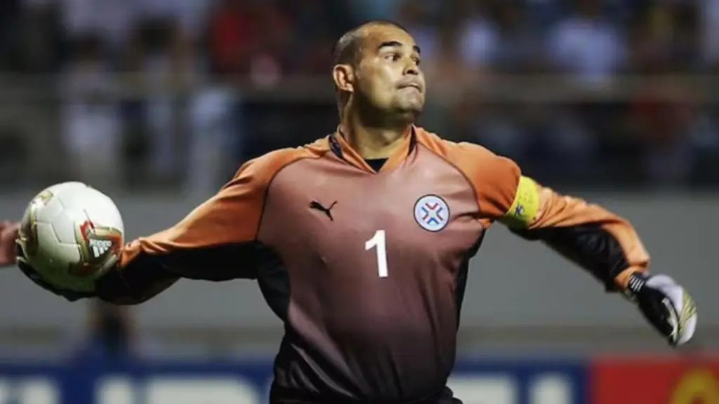 José Luis Chilavert, en su etapa como futbolista