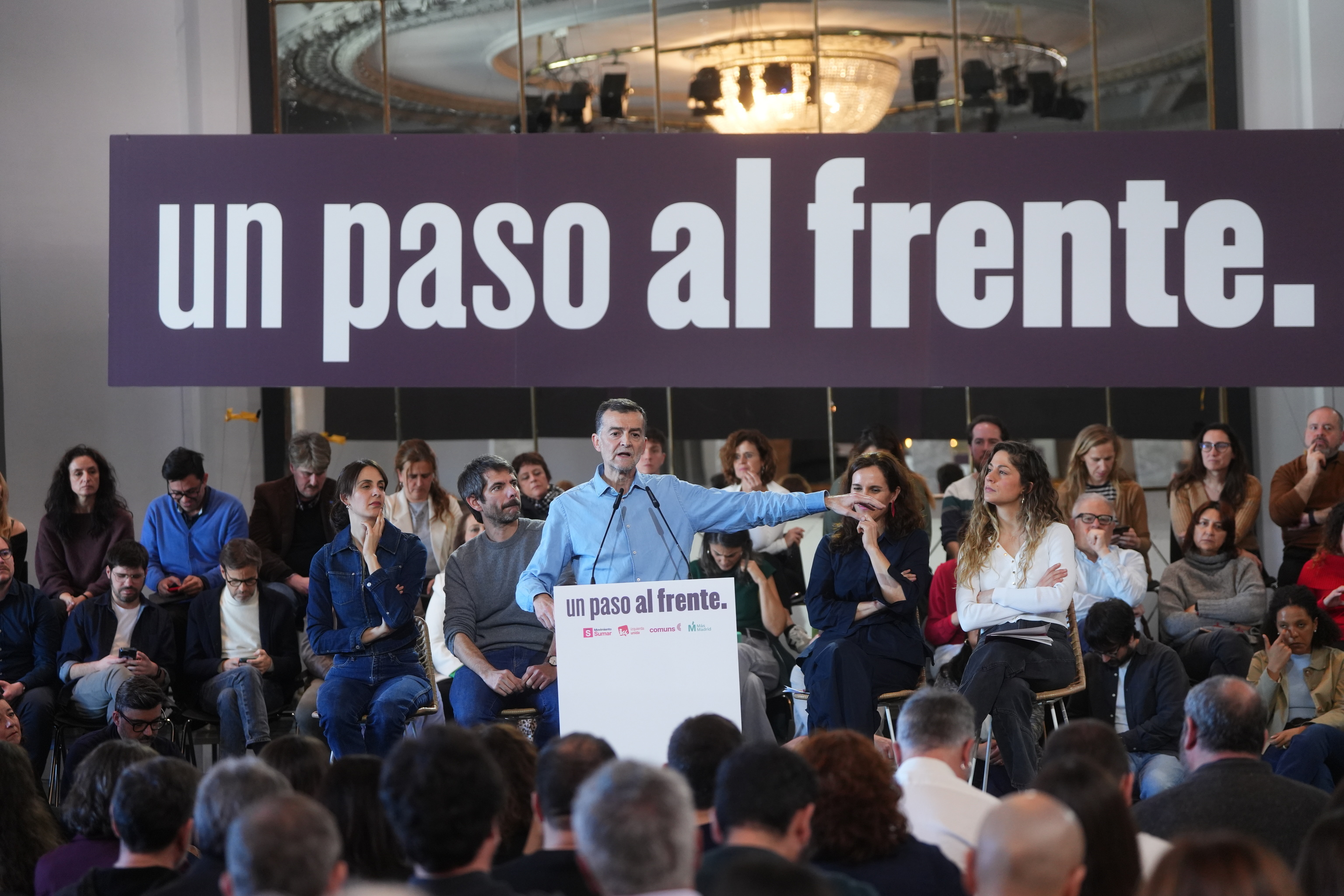 Maíllo interviene en la presentación de la alianza heredera de Sumar.