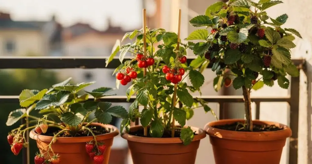 Fresas, tomates cherry y moras: tus 3 aliadas para cultivar fruta dulce en macetas