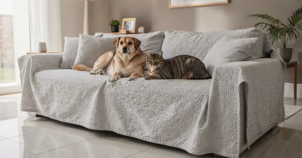 La manta jacquard que rescata tus muebles de las garras y pelos de tu mascota