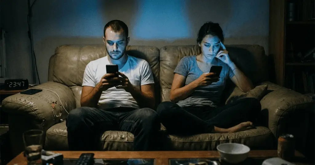 La soledad compartida: cuando el silencio entre tú y tu pareja en la misma habitación dice más que las palabras