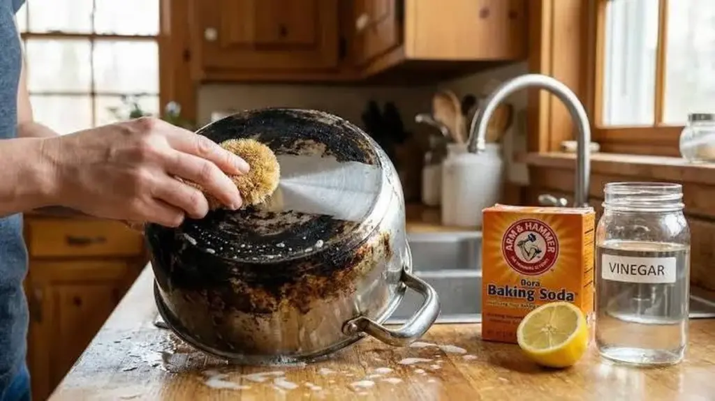 Olla ennegrecida: el truco del bicarbonato de sodio para dejarla nueva sin frotar