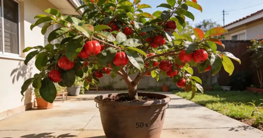 Pitangueira em vaso: o segredo para colher frutos doces e não apenas folhas