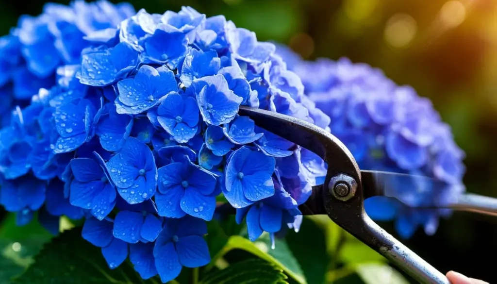 Poda de la Hortensia en España: corte solo yemas secas en Macrophylla