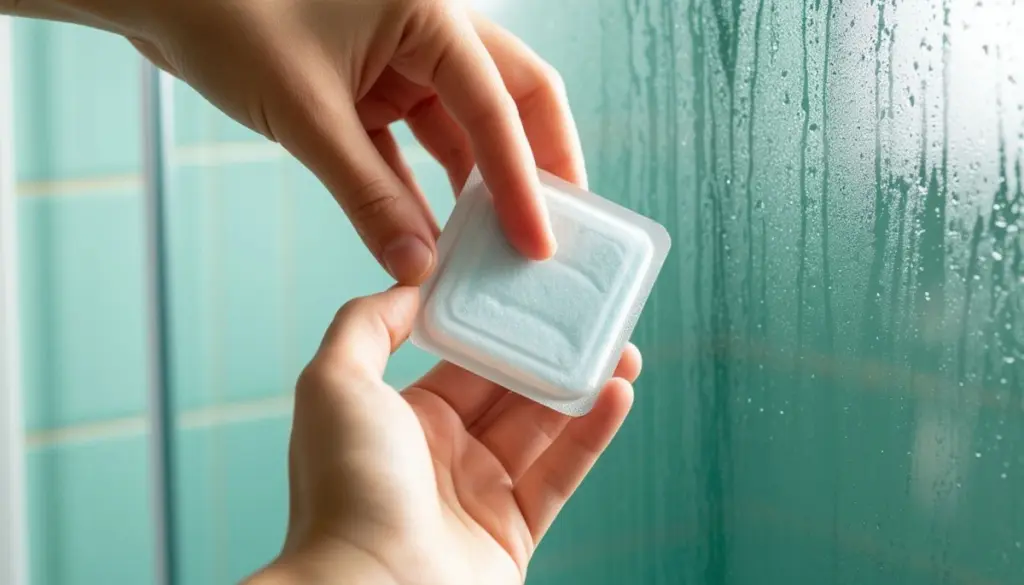 Por qué las expertas en limpieza ahora ponen una pastilla de lavavajillas en la ducha