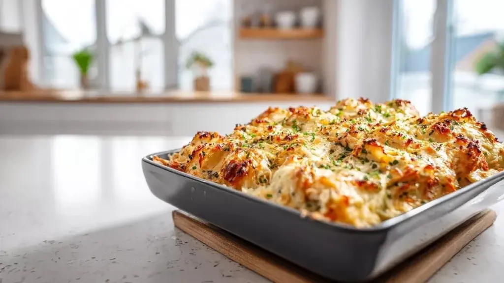 Por qué los cocineros ponen una capa de crema y verduras sobre el pollo antes de hornearlo