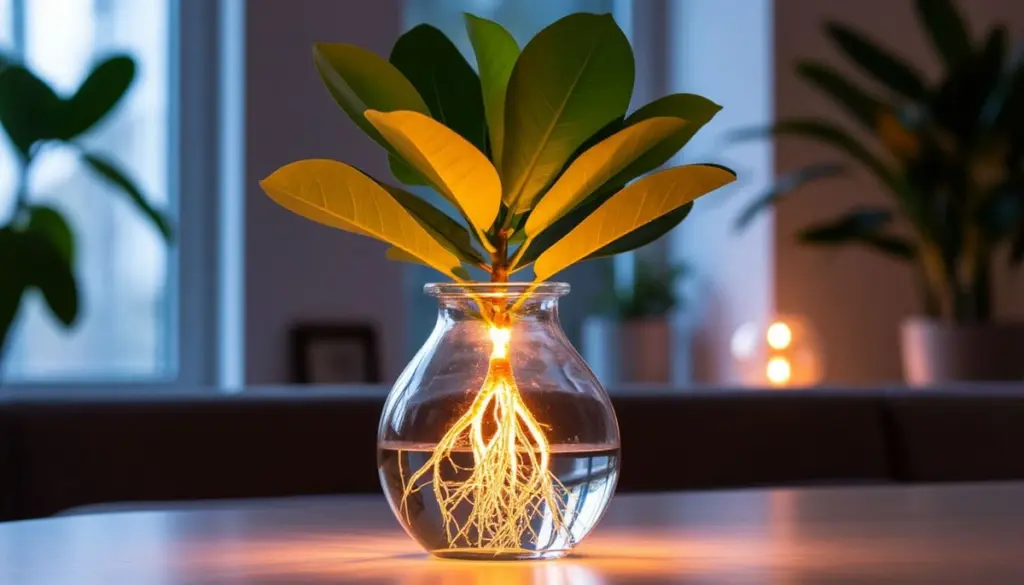 Por qué los decoradores están sacando la Clusia de la tierra para ponerla en jarrones de cristal