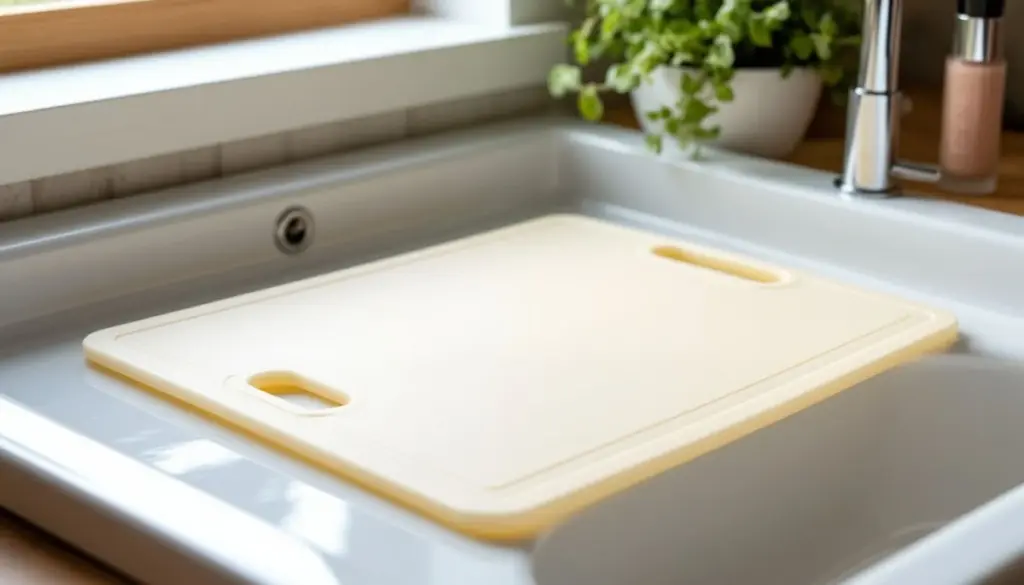 Por qué los expertos en orden recomiendan poner una tabla de cortar sobre el lavabo