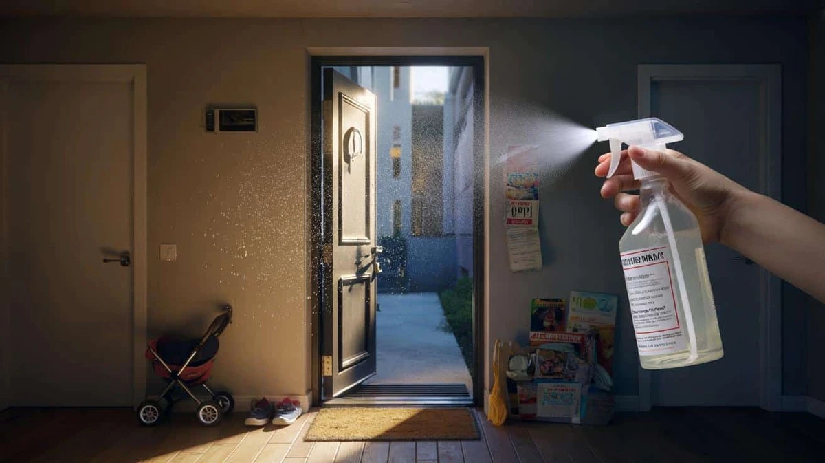 Por qué los expertos en limpieza siempre rocían vinagre en el umbral de casa - image 1