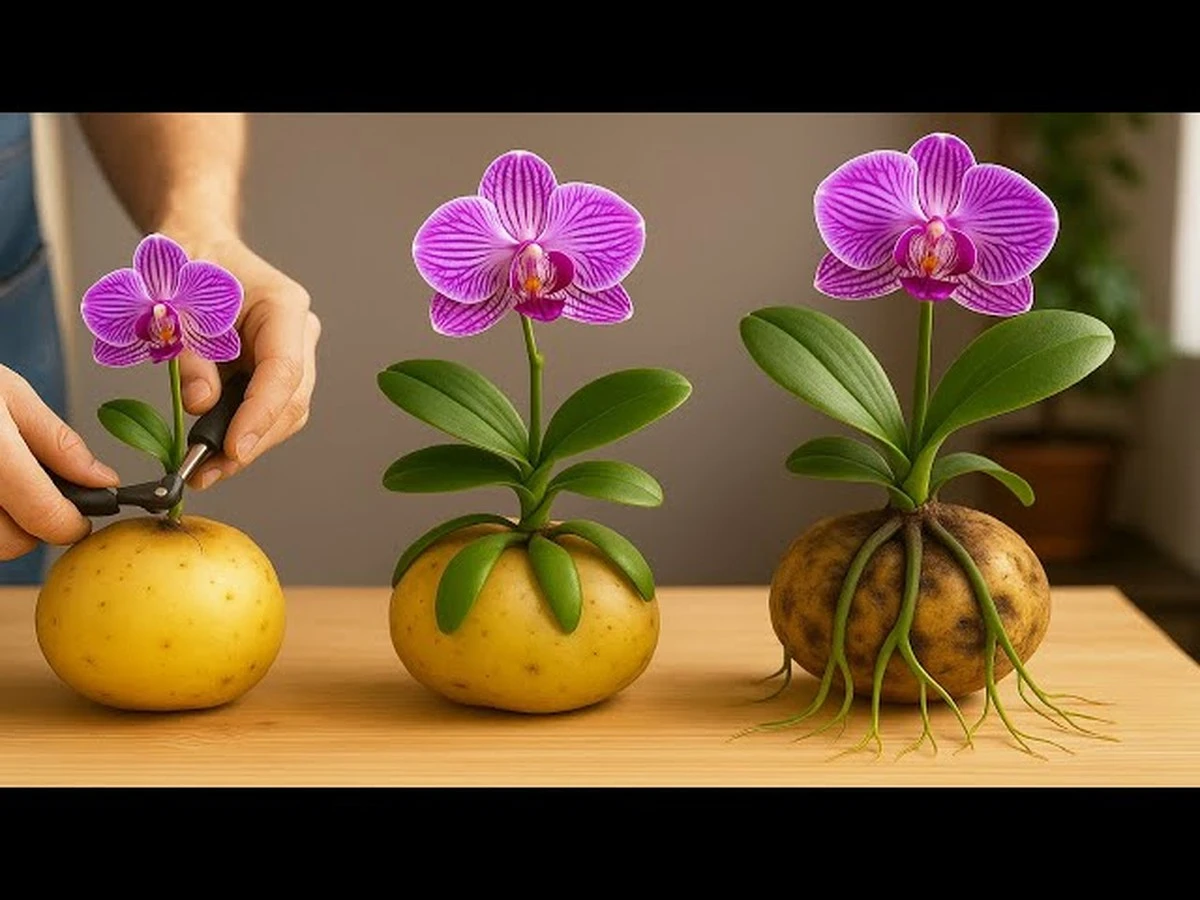 Por qué los expertos en plantas ponen una patata en la maceta de sus orquídeas - image 1