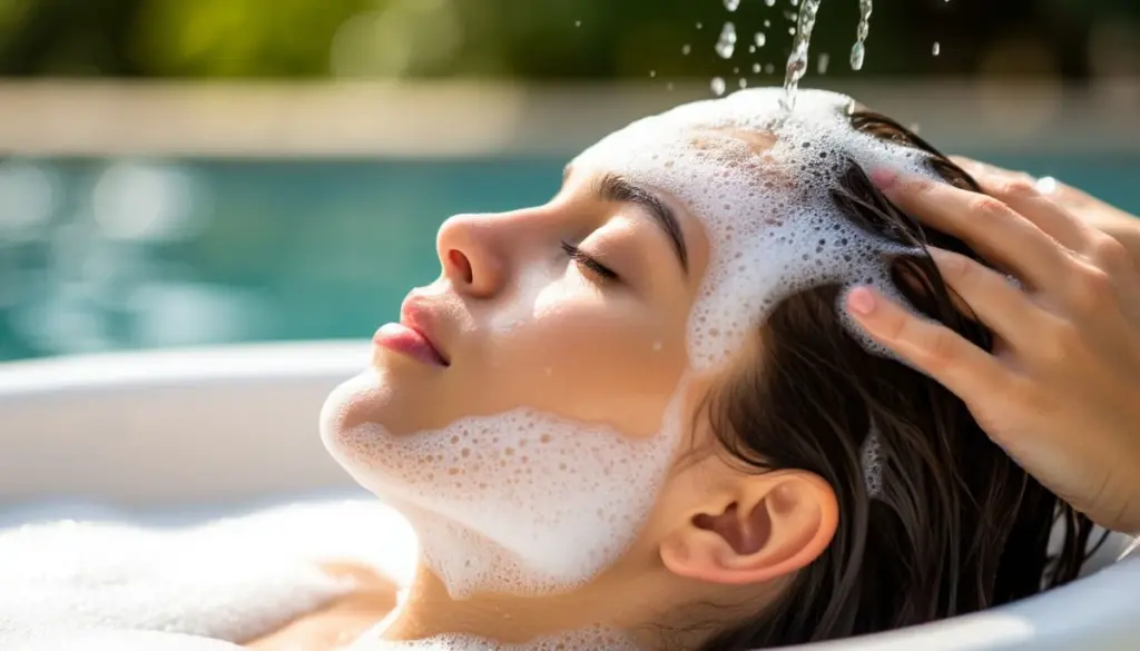 Por qué los peluqueros expertos siempre aplican el champú dos veces seguidas
