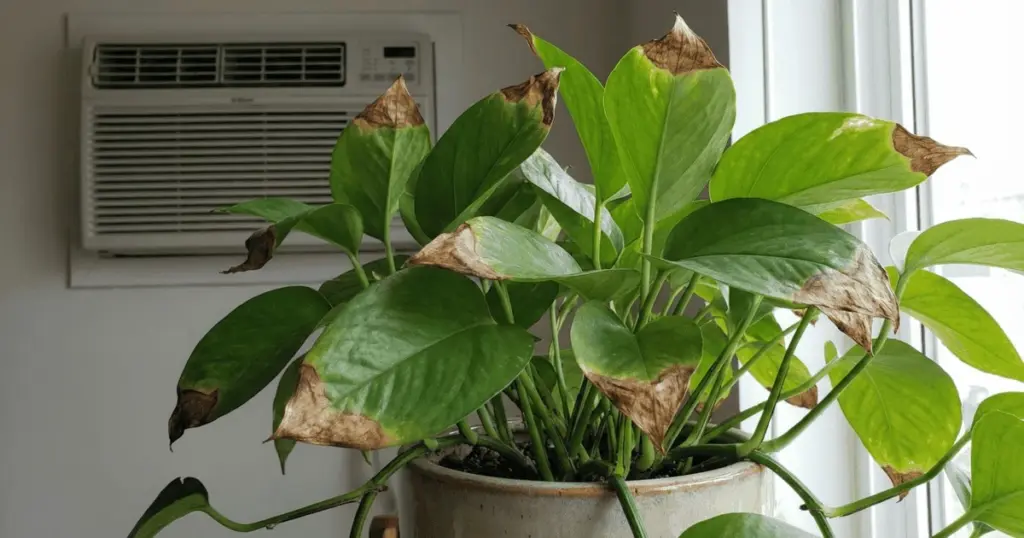 Puntas marrones en Pothos: Lo que tu planta intenta decirte