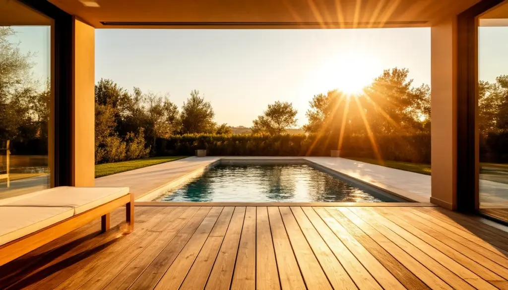 Terraza perfecta sin mantenimiento: el truco del gres porcelánico efecto madera