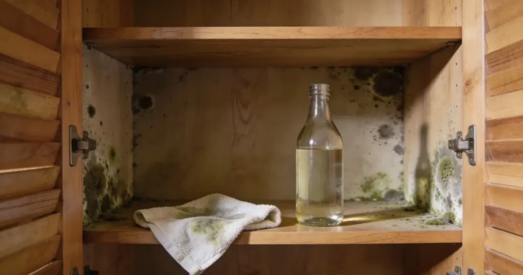 Vinagre blanco o lejía: ¿cuál elimina mejor el moho de tu armario?