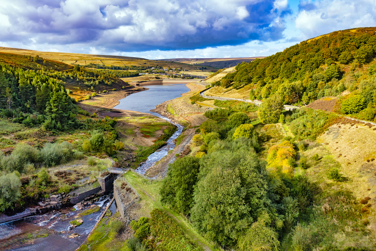 Embalse de Butterley cerca de Marsden, West Yorkshire (Fuente: iStock)