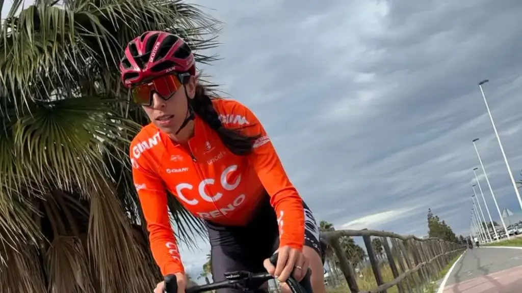 Sandra Alonso en un entrenamiento.