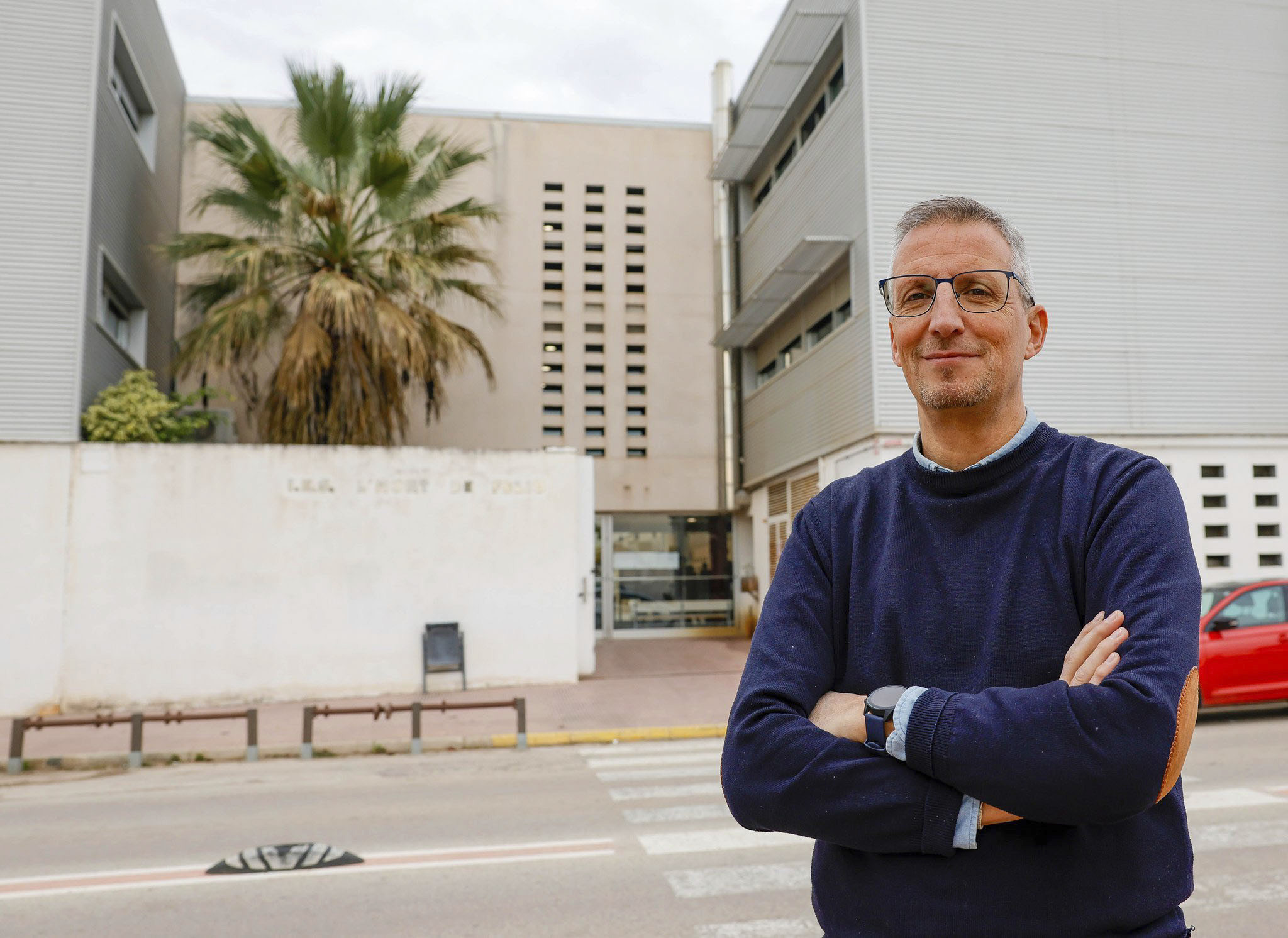 Enrique Giménez, profesor en el instituto Hort de Feliu en Alginet (Valencia).